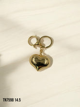 Llavero corazón dorado