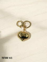 Llavero corazón dorado