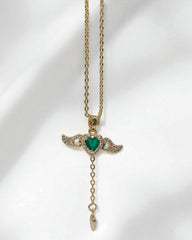 Collar Heart Motion Verde