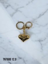 Llavero corazón dorado