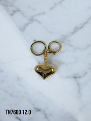 Llavero corazón dorado