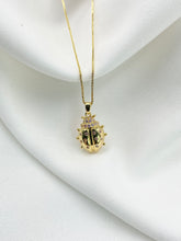 Collar mariquita dorado