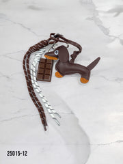 Llavero perrito chocolate