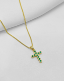 Collar Cruz Verde