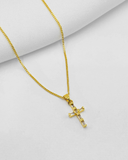Collar Cruz Baguette