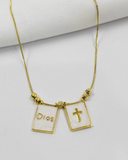 Collar Dios y Cruz