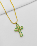 Collar Cruz con Circones