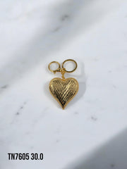 Llavero corazón dorado