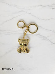 Llavero osito dorado