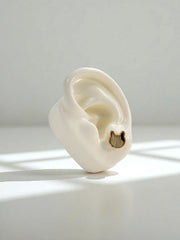 Arete Gatito Animal Print