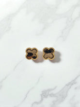 Arete Trébol Animal Print