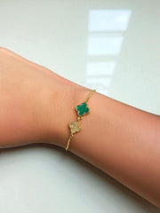 Pulsera Trébol Dúo