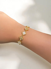 Pulsera Trébol Caeli Blanca