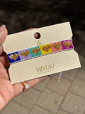 Pulsera Miyuki Linea de corazones