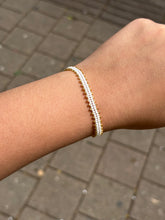 Pulsera Miyuki Plana Blanca