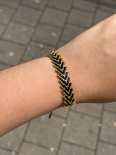 Pulsera Miyuki Flecha negra