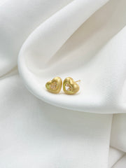 Arete topo corazón dorado