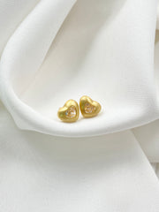 Arete topo corazón dorado