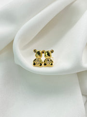 Arete topo osito dorado