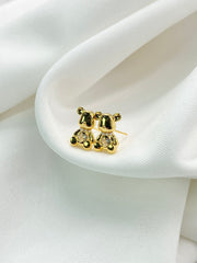 Arete topo osito dorado