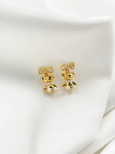 Arete topo osito dorado