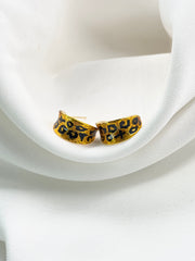 Arete candonga animal print