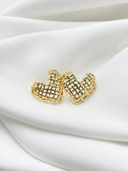 Arete topo corazón dorado