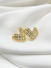 Arete topo corazón dorado