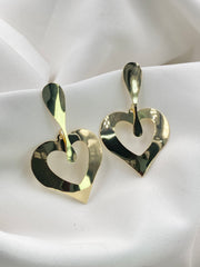 Arete topo corazón dorado