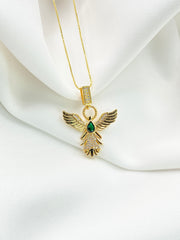 Collar ángel dorado