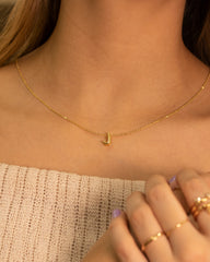 Collar Inicial J lisa