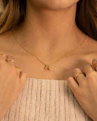 Collar Inicial A liso