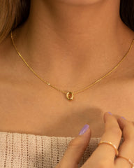 Collar Inicial O lisa