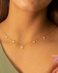 Set Gargantilla Corazón Lumi