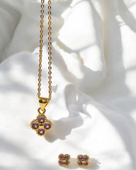 Set de Trébol Iris Rosado