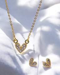 Set Corazon Oria Blanco