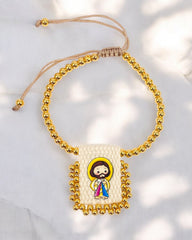 Pulsera Dije Tejido Jesús