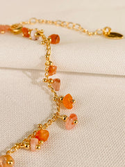 Tobillera de Piedra Natural – Ágata