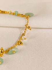 Tobillera de Piedra Natural – Jade