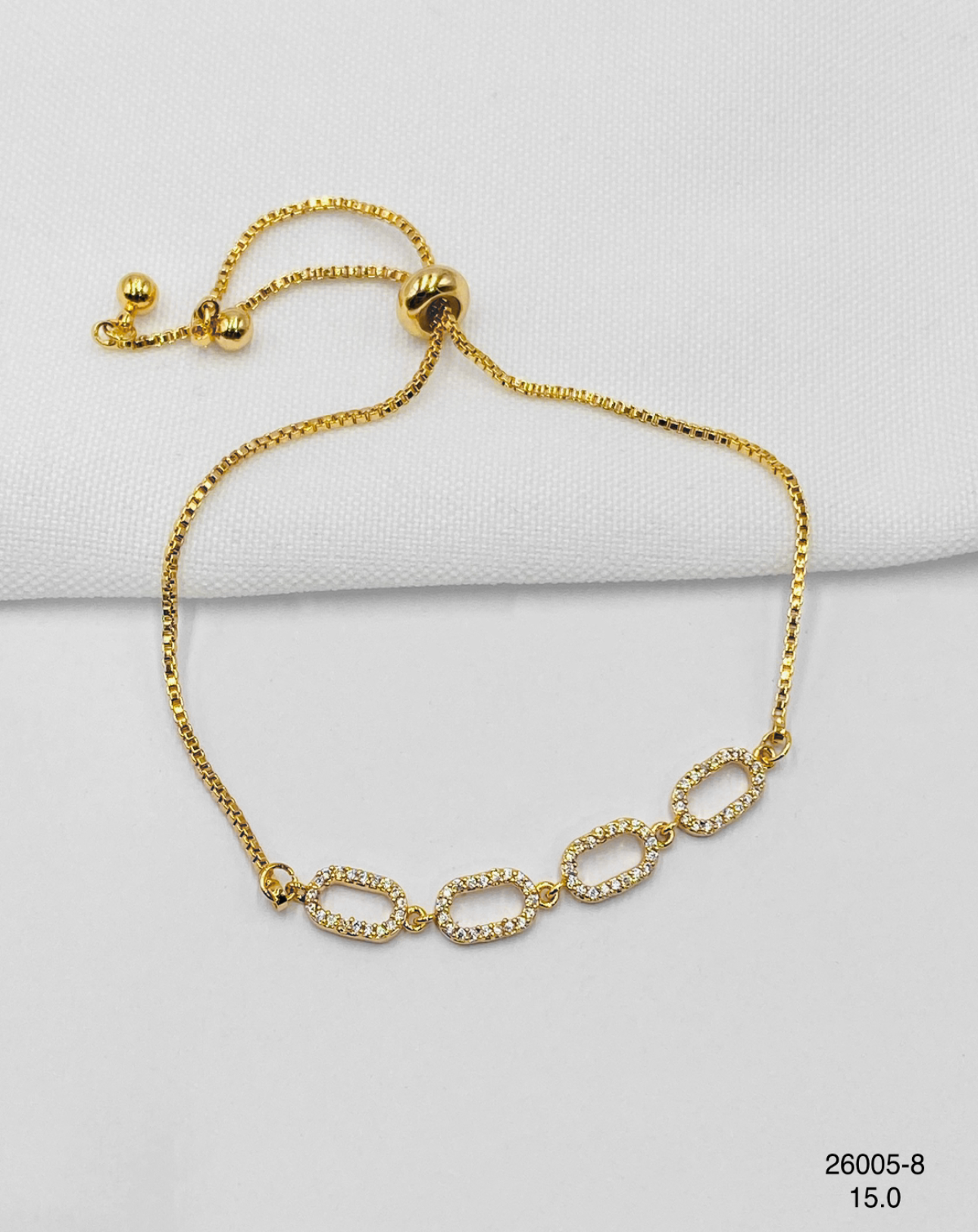 Pulsera Óvalos brillantes