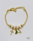 Pulsera Charms Cruz Bota y Estrella