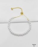 Pulsera Esferas plateadas