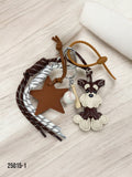Llavero Perrito Schnauzer Béisbol