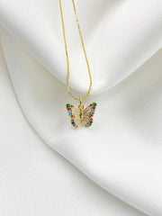 Collar mariposa