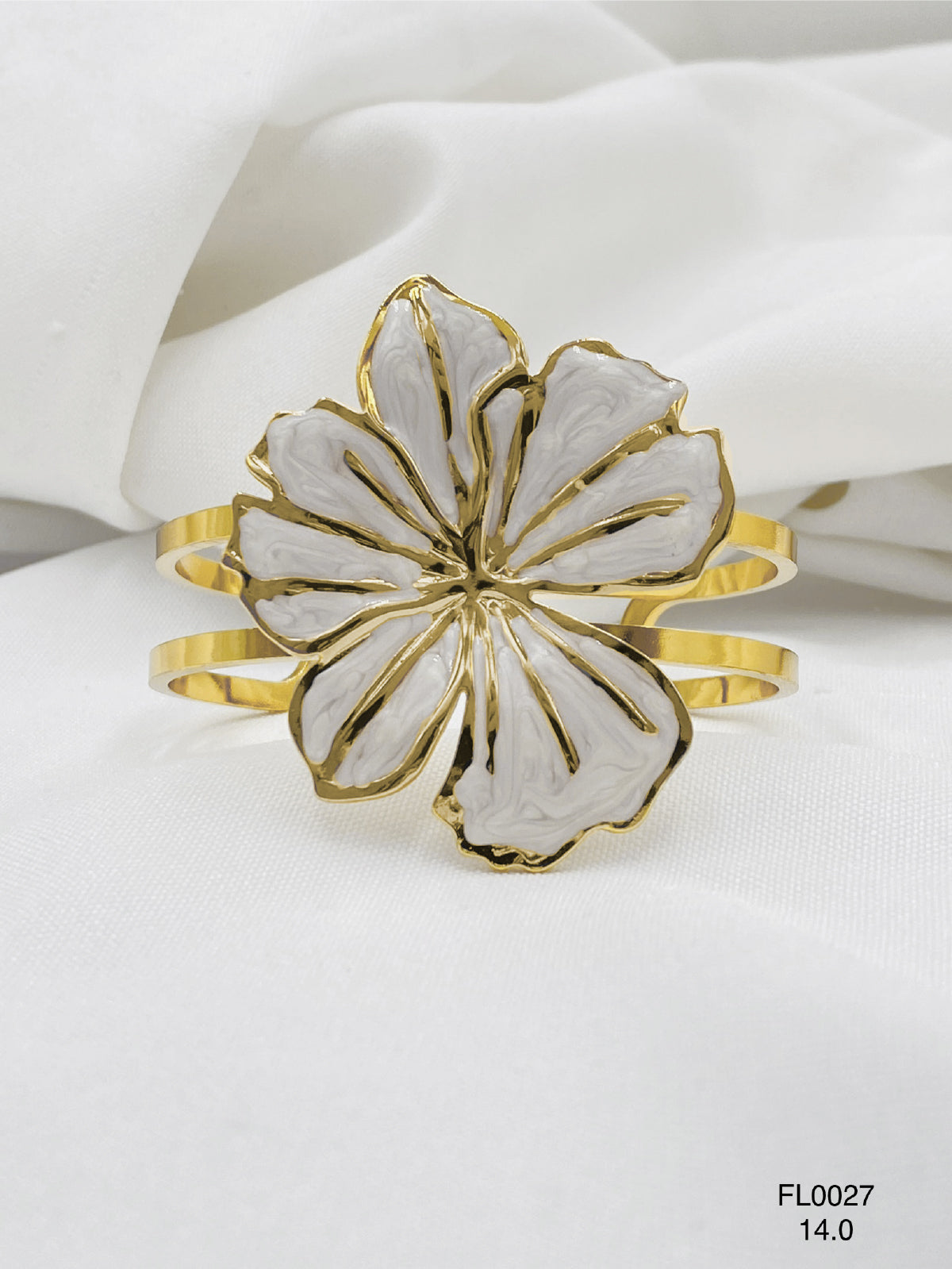 Brazalete Flor Esmaltada