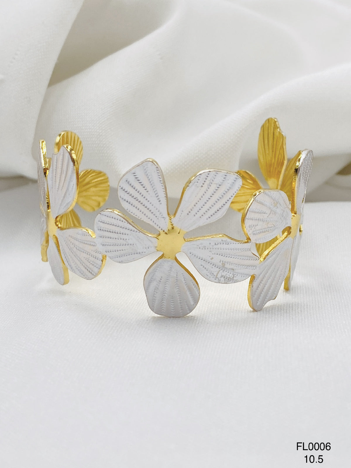 Brazalete Flores Esmaltadas