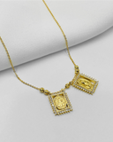 Collar San Benito y Guadalupana