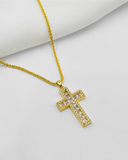 Collar Cruz con Circones