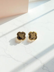 Arete Trébol Animal Print