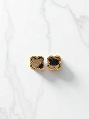 Arete Trébol Animal Print